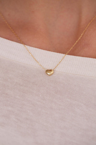 18K GOLD HEART | NECKLACE