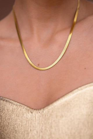 MY STAR MINI + HERRINGBONE NECKLACE | SET