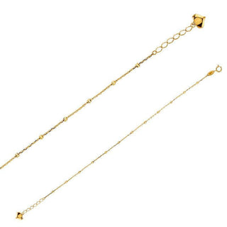 MULTI MINI BALL | SOLID GOLD BRACELET