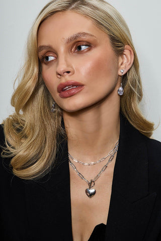 PAPERCLIP CHAIN | NECKLACE SILVER