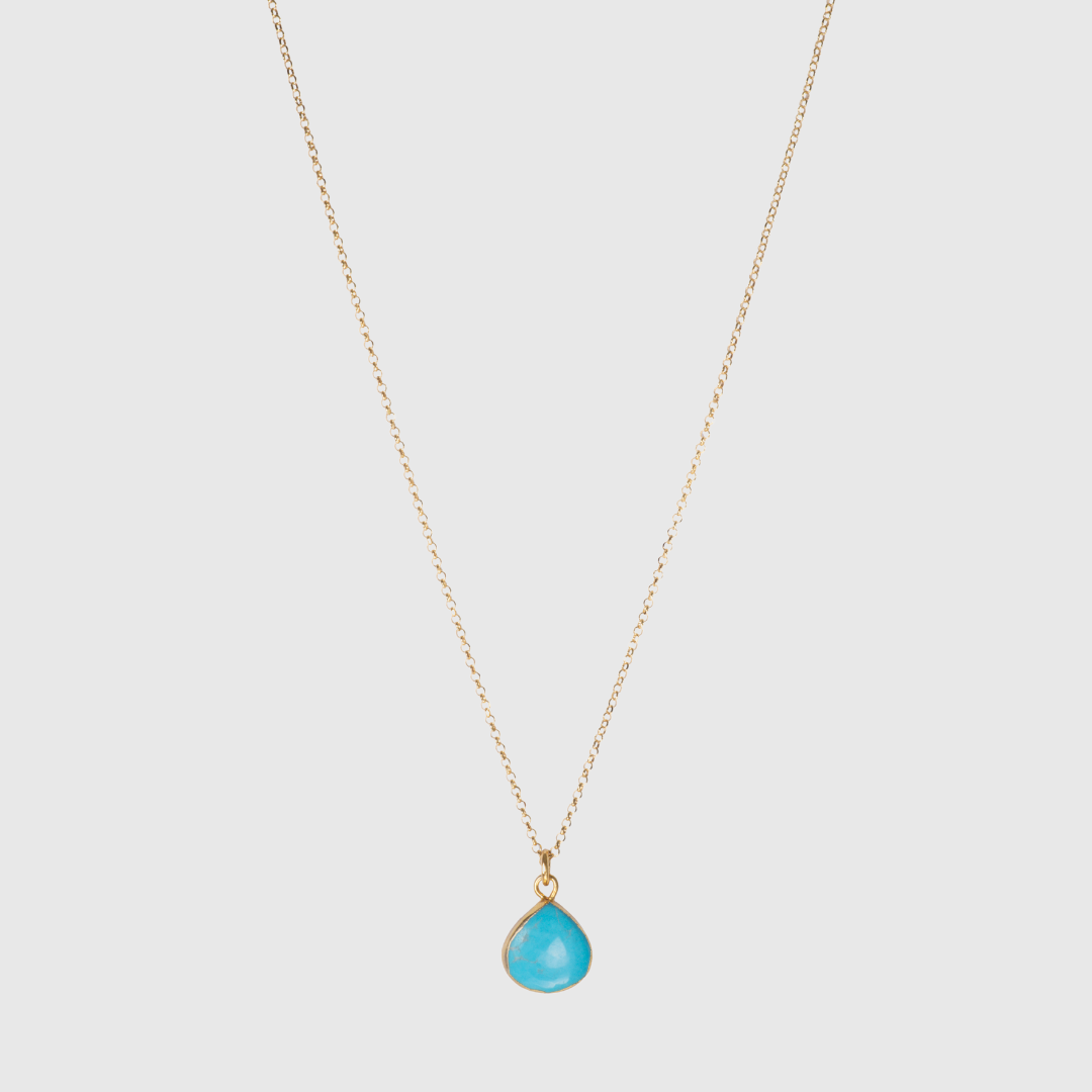 HOWLITE TURQUOISE || COLLIER