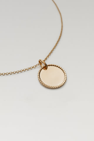 ENGRAVABLE | 16MM RIDGED NECKLACE