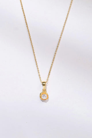 APRIL BIRTHSTONE | CHAIN NECKLACE