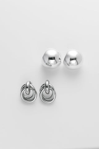 DEAN | EARRINGS SILVER