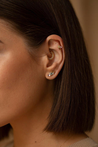 GOUJON COUCHER DE SOLEIL || DES BOUCLES D'OREILLES