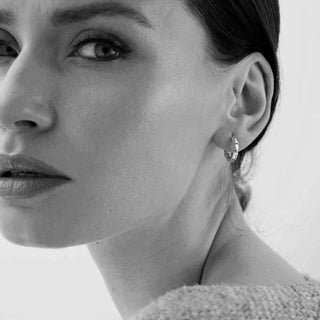 CHASE | MINI HOOP EARRING SILVER