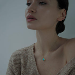 HOWLITE TURQUOISE || COLLIER
