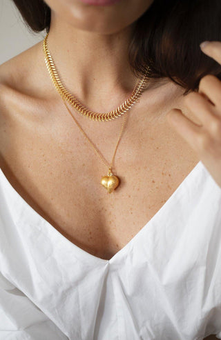 LISCA DI PESCE + COLLANA TUTTO IL MIO CUORE || IMPOSTARE