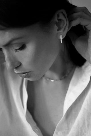 L'ÉTERNITÉ || BOUCLE D'OREILLE CERCEAU