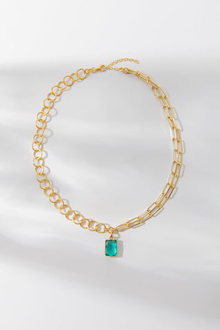 AMÉTHYSTE VERTE || COLLIER