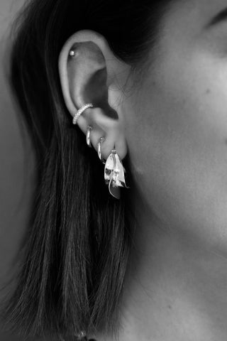 ROCKS | EAR CUFF SILVER