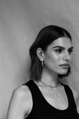 ROCKS | EAR CUFF SILVER