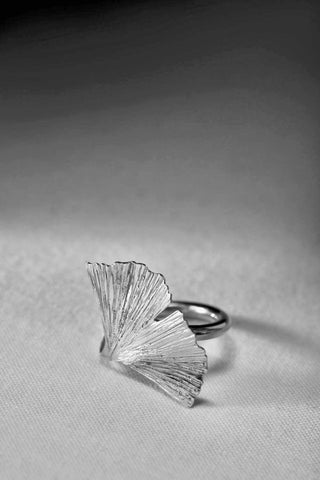 GINKGO | RING SILVER