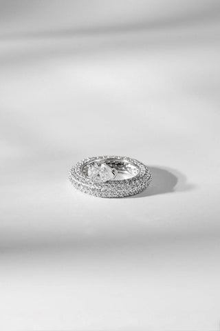 LAUREN | RING PAVÉ SILVER