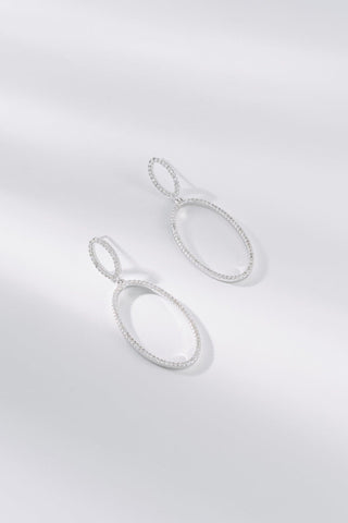 OVELLE | DROP EARRING SILVER