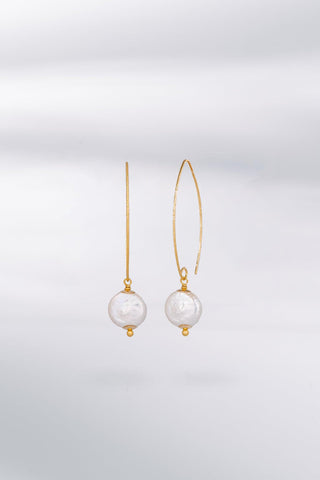 MONETA PERLA || ORECCHINI MARQUISE