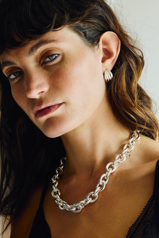 RAFAELLA | SILVER MINI HOOPS