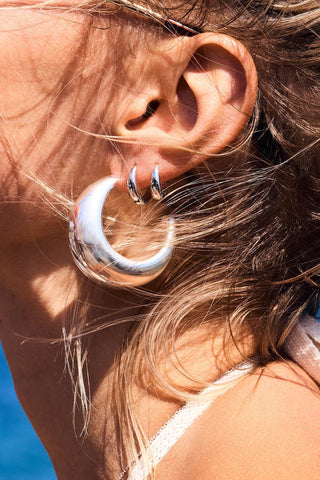 ROZ | HOOPS SILVER