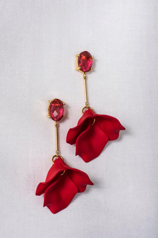 SCARLET STEM | EARRING