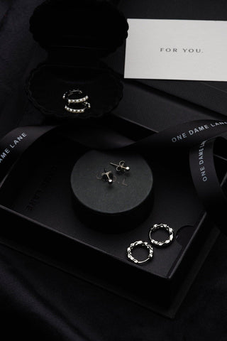 CHASE EARRING | GIFT SET SILVER