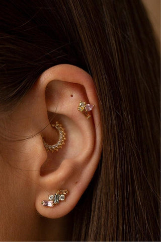 GOUJON COUCHER DE SOLEIL || DES BOUCLES D'OREILLES