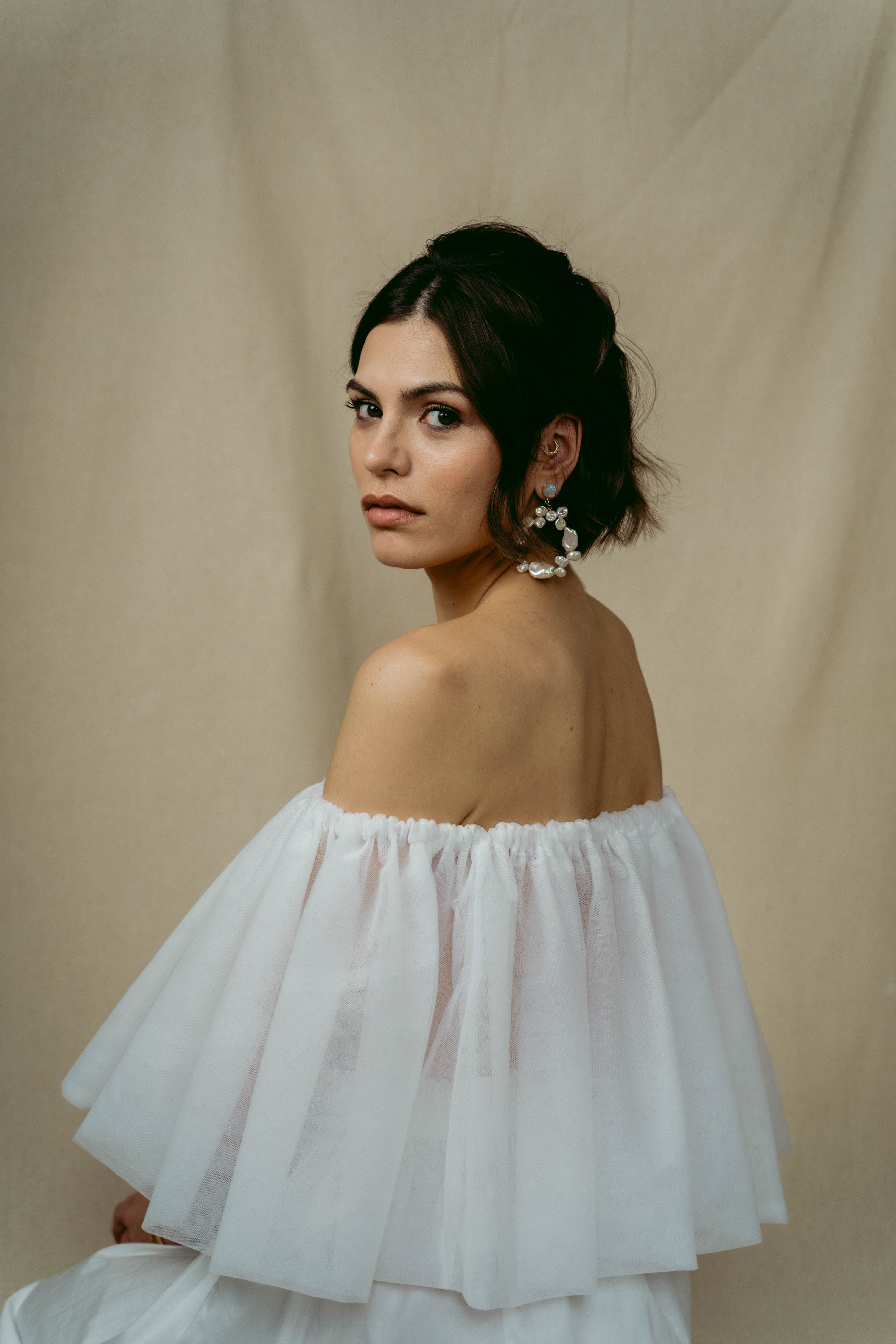 TIGE DE MAGNOLIA || DES BOUCLES D'OREILLES