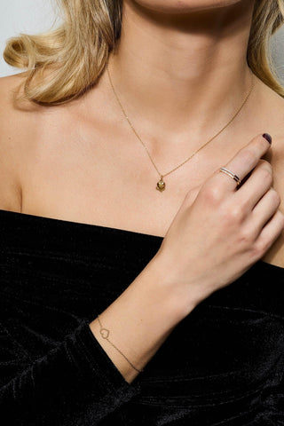 HEART BRACELET | SOLID GOLD BRACELET