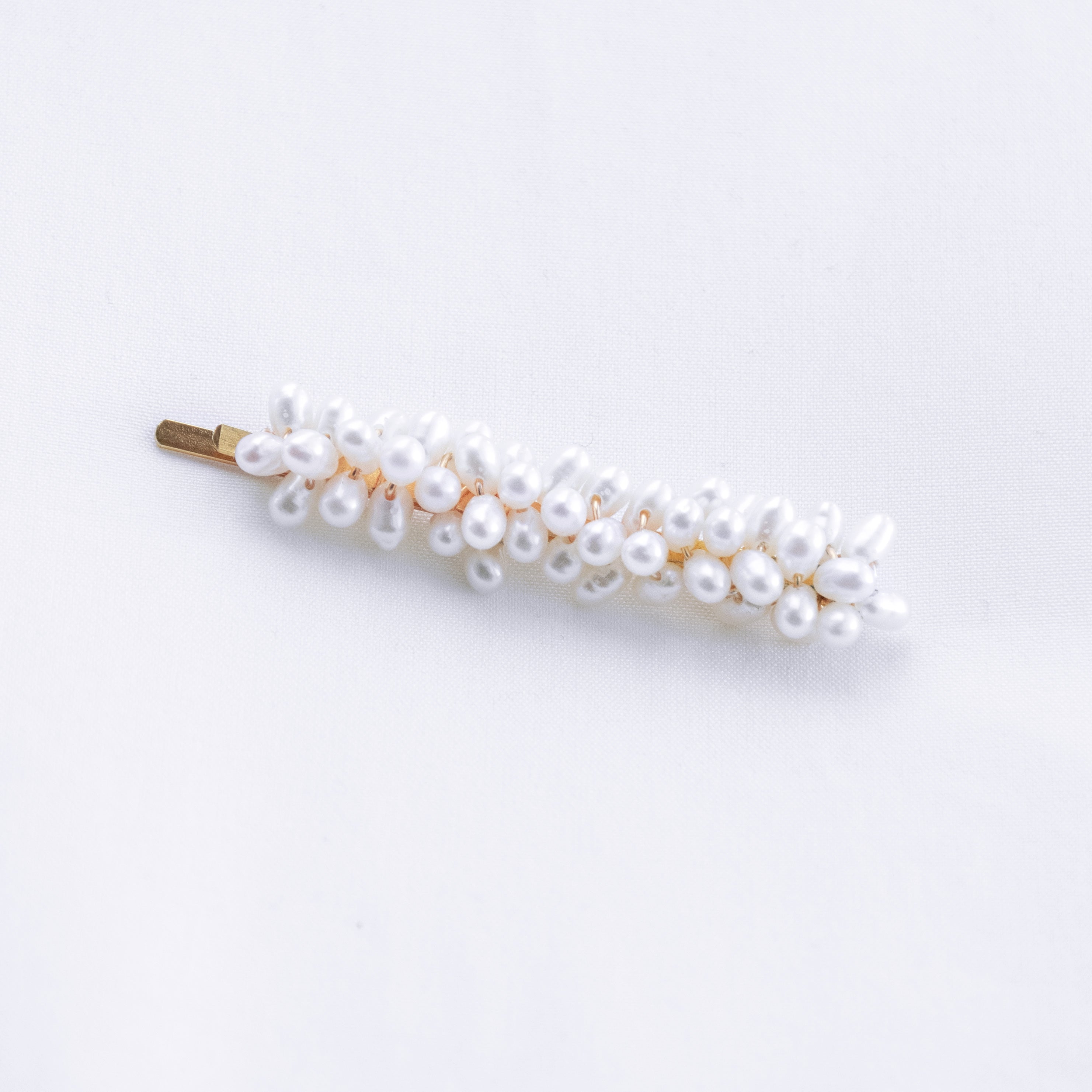 Pearl Drop Hair Slide from One Dame Lane Bridal Jewellery