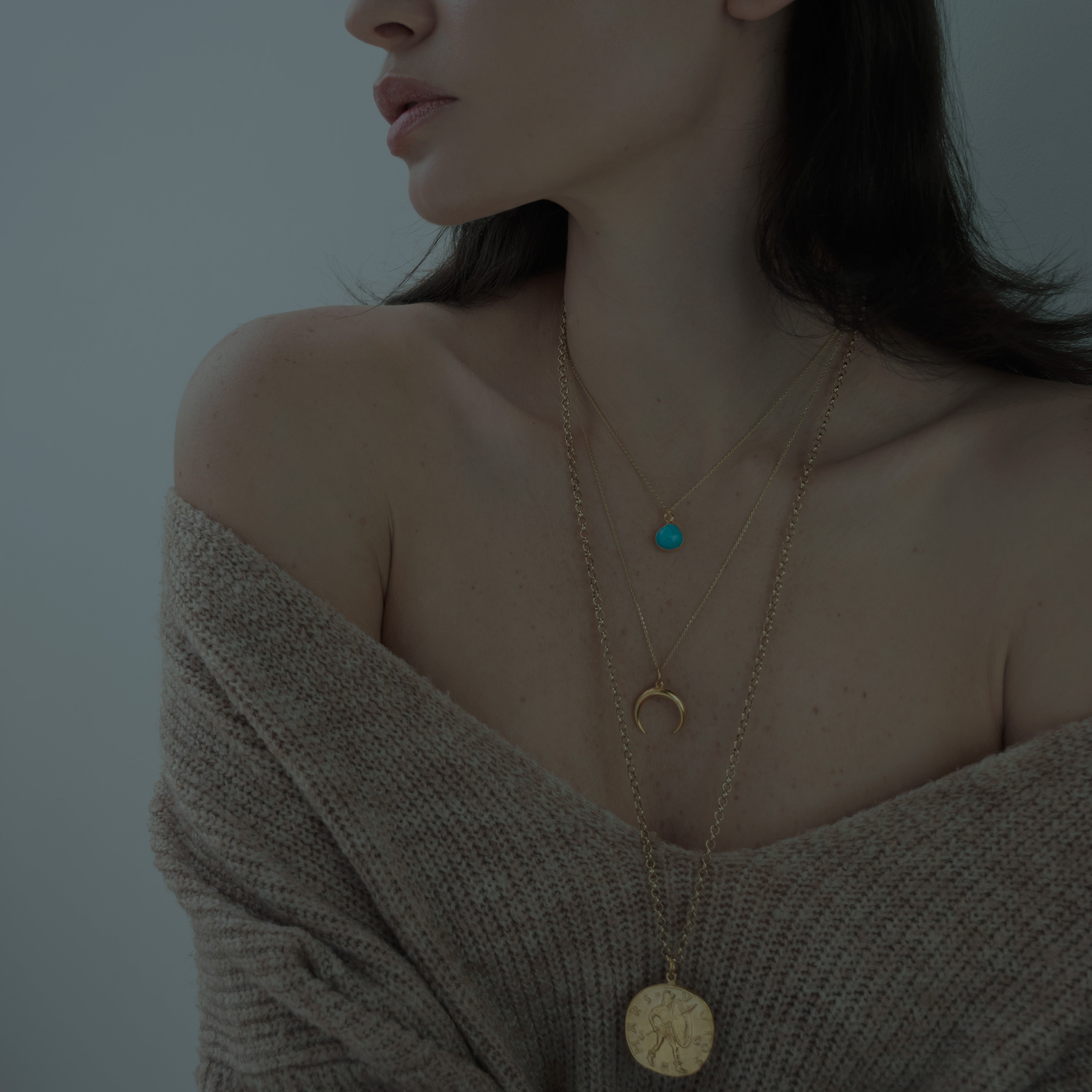 HOWLITE TURQUOISE || COLLIER