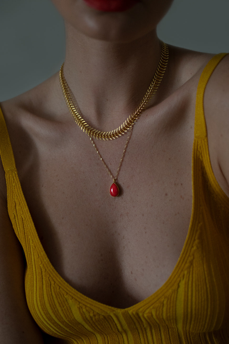 CORAL || NECKLACE
