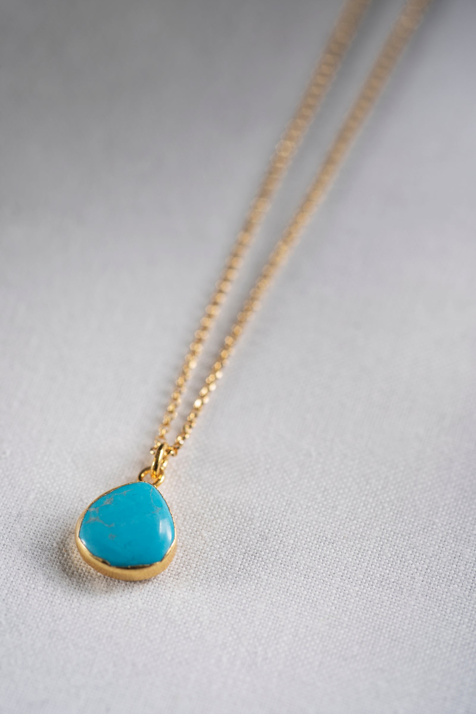 Turquoise Howlite Necklace from One Dame Lane Handmade Jewellery