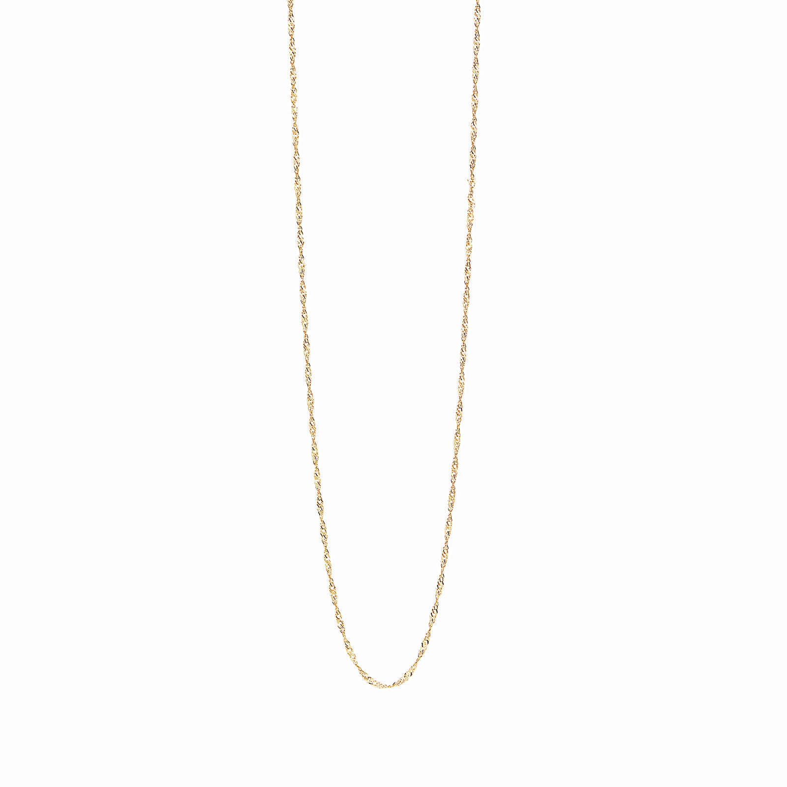 18k Gold Fill Rope Chain Personalised Necklace