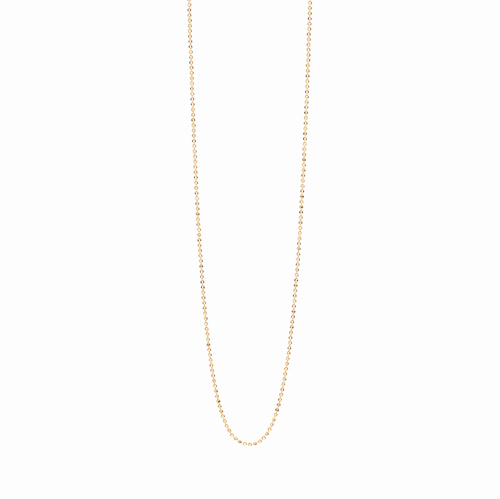 18k Gold Fill Ball Chain Personalised Necklace