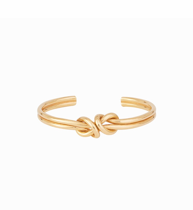 Bow Line Knot Bangle 14kt Gold Fill